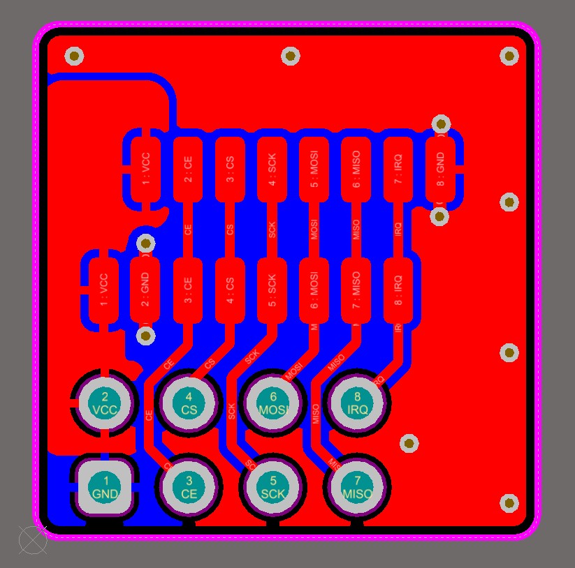 DIP to SMD NRF24L01 adapter | OpenHardware.io - Enables Open Source